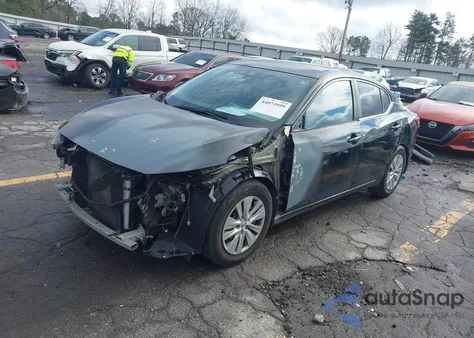 2021 Nissan Sentra S Xtronic Cvt из США, поврежденный, VIN 3N1AB8BVXMY316042